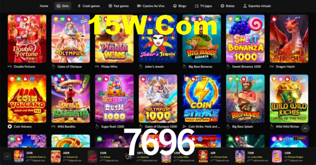 7696: A Experiência de Casino com Jogos de Mesa ao Vivo